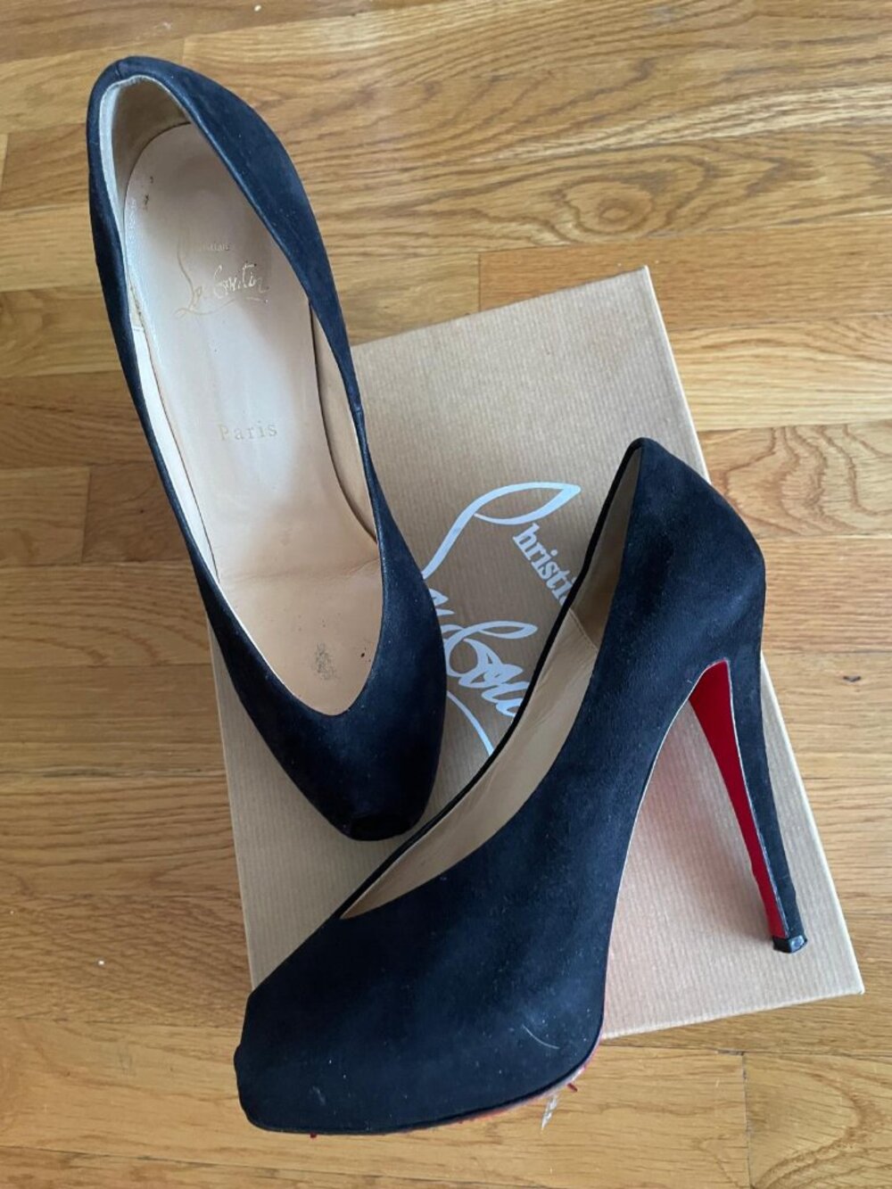 Jolie Dune 120 Black Suede Royal